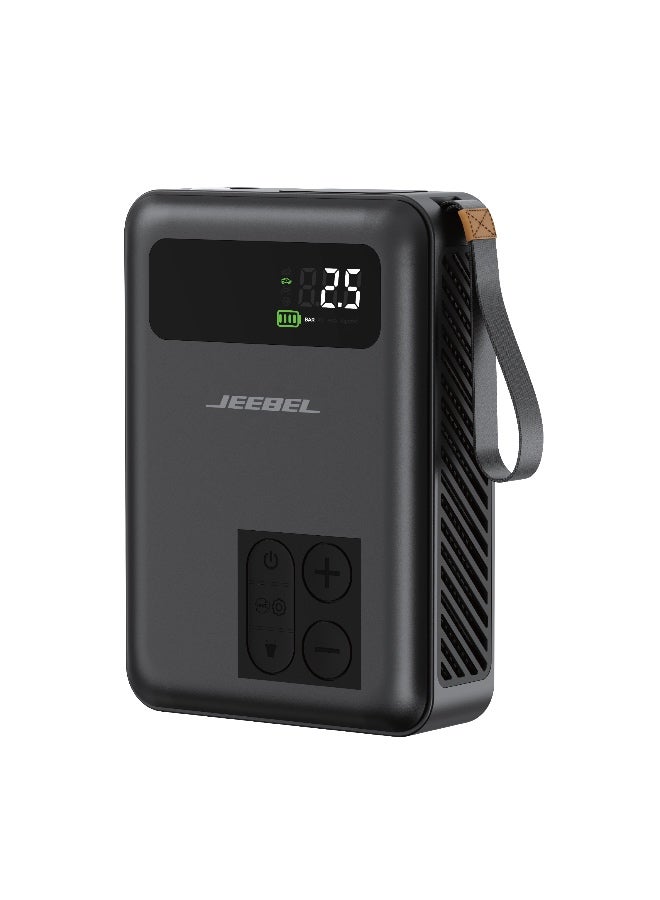 JEEBEL SOLVER Car Emergency Kit – 20000mAh Power Bank, 1500A Jump Starter, and 150 PSI Air Compressor | All-in-One Emergency Power Station - Image 2